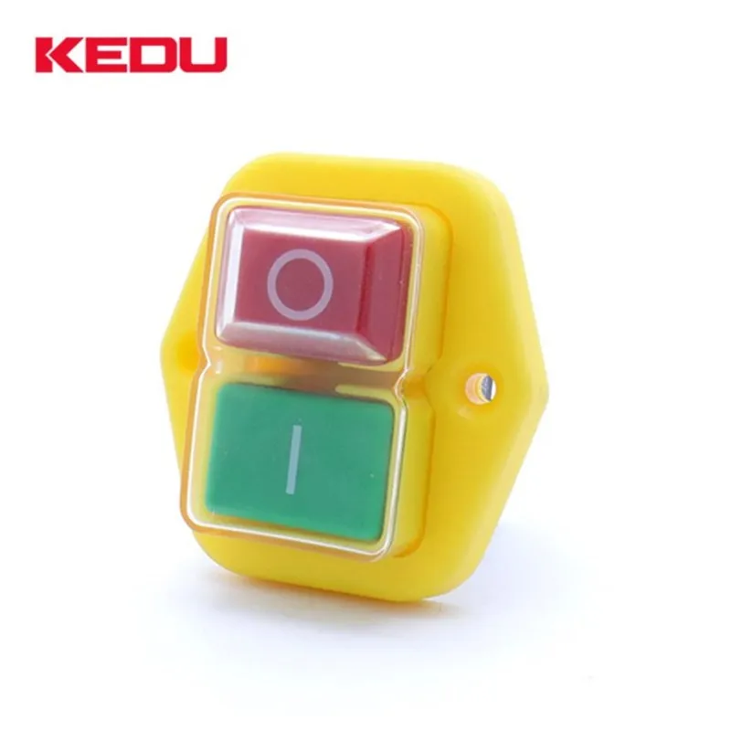 Kedu Kjd17b Pinos 16a 220240vwaterproof Interruptores de Botão Eletromagnético para Ferramentas Elétricas