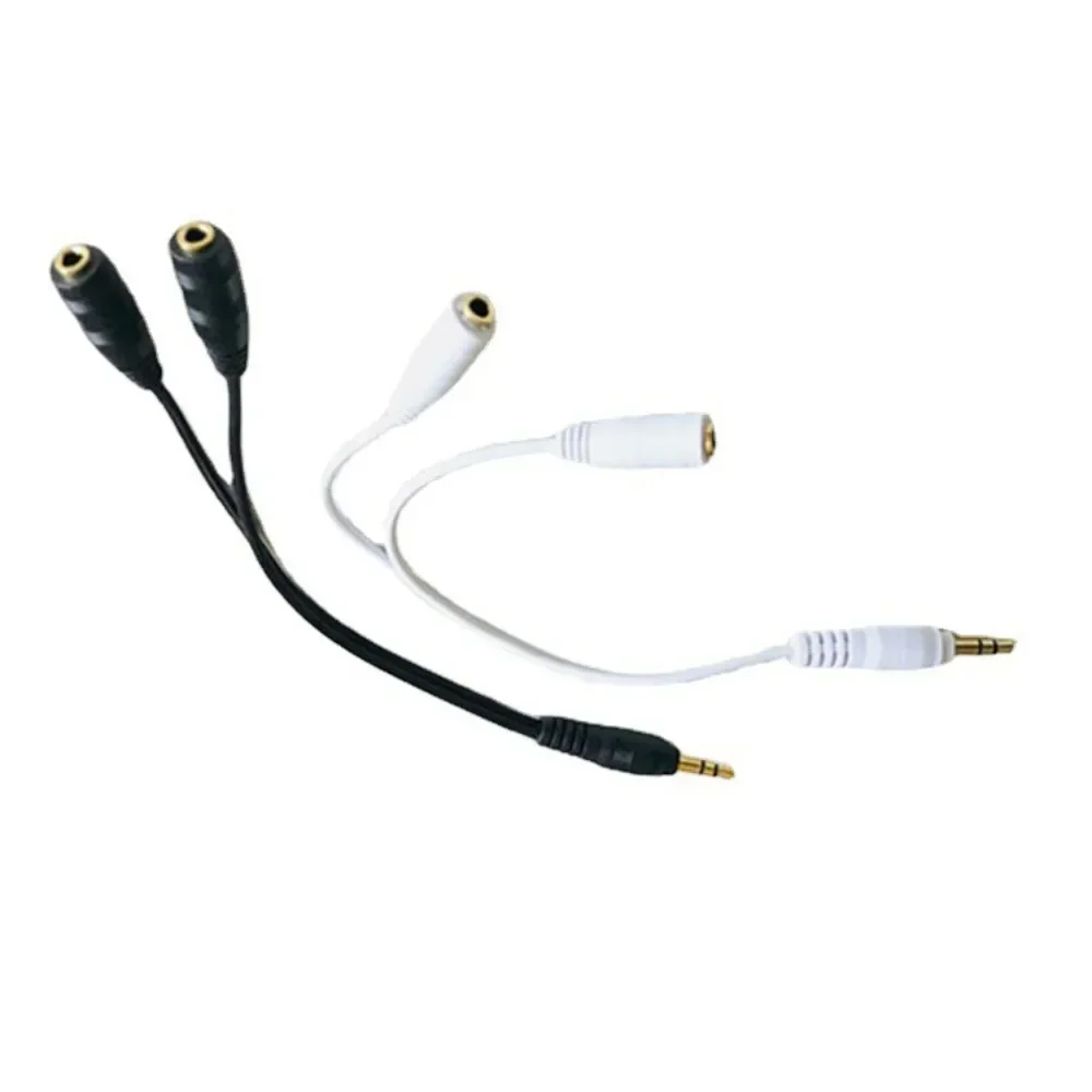 Premium Audio Y Splitter Cable - Hi-Fi Sound 3.5mm Male to Dual Female Ports