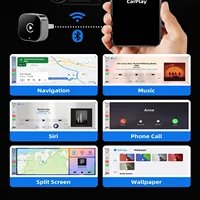 Pionray 2in1 Wireless CarPlay Dongle Wireless Android Auto Adapter AI Smart Box Car Intelligent Systems For CarWith Wired tv box - Image 4