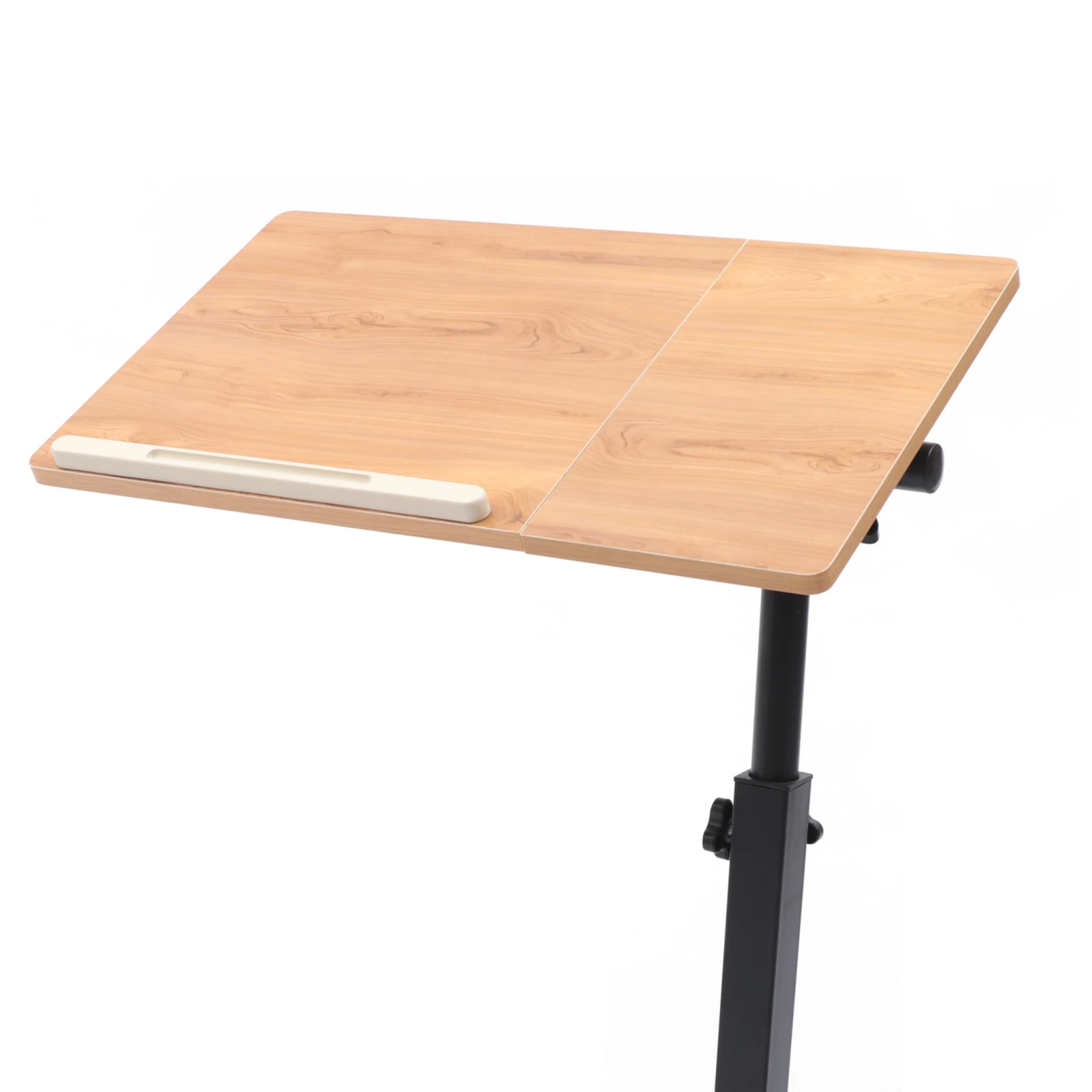 Description Picture 3 of itemAdjust. Height Laptop Desk Angle Rolling Cart Over Bed Hospital Table Stand