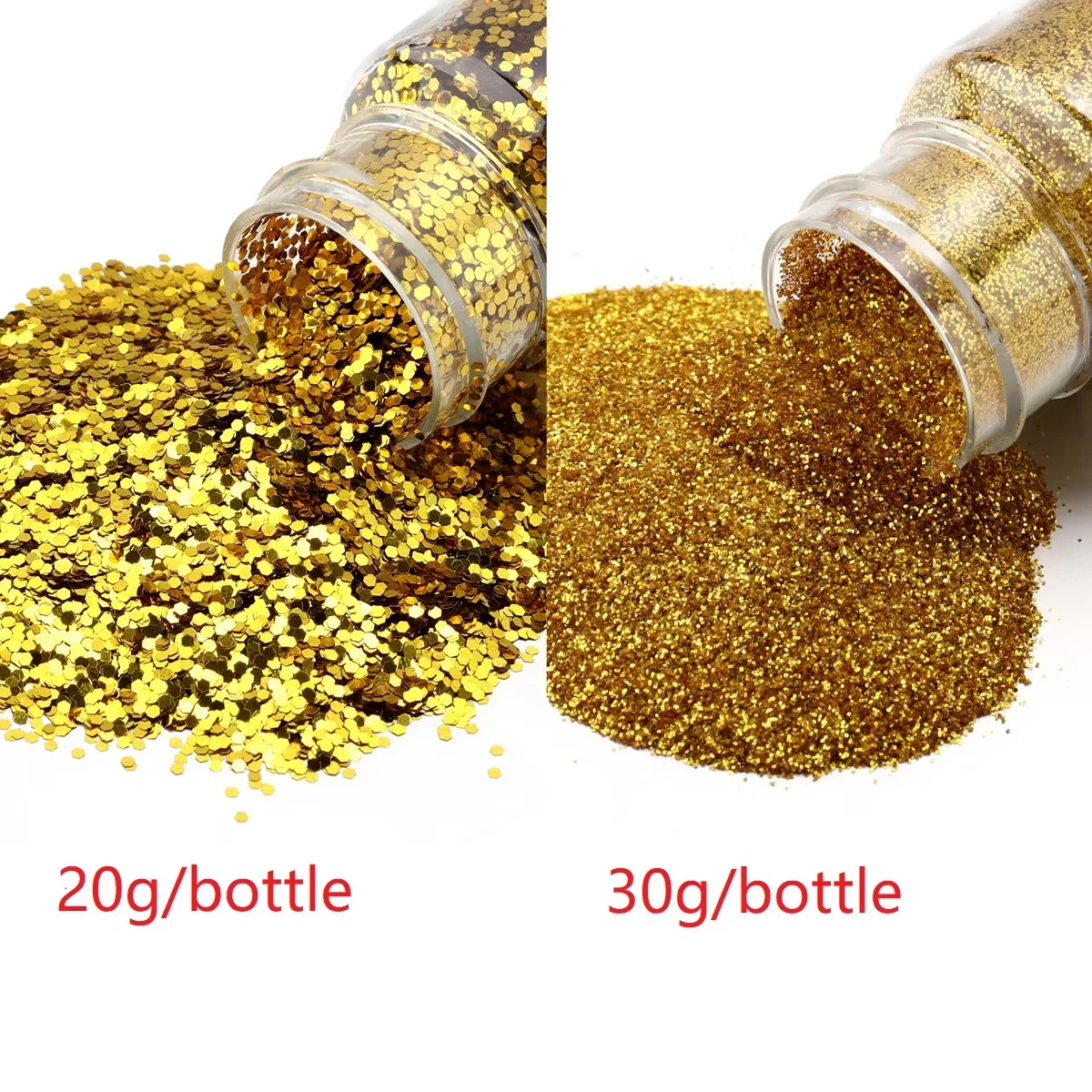Vibrant Glitter Sprinkles for Creative DIY Makeup and Nail Art