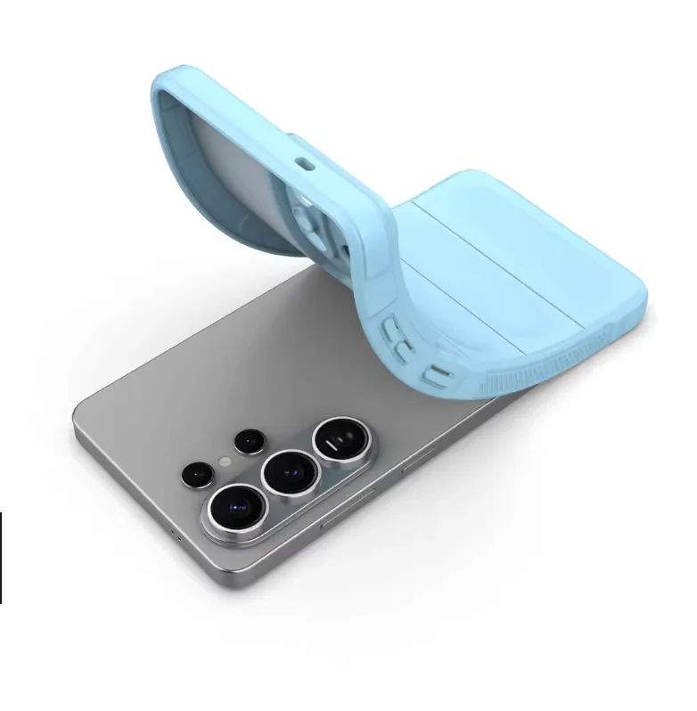 Silicone Soft-Touch Airbag Case with Full Lens Protection and Anti-Drop Cover