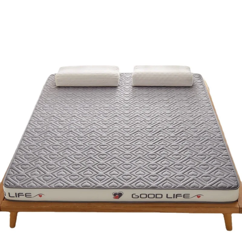 VESCOVO Latex Hard Thickened Coconut Palm Mattress Topper 160*200 Tatami Floor Mat Children Bed Topper 180*200 Mattress Topper