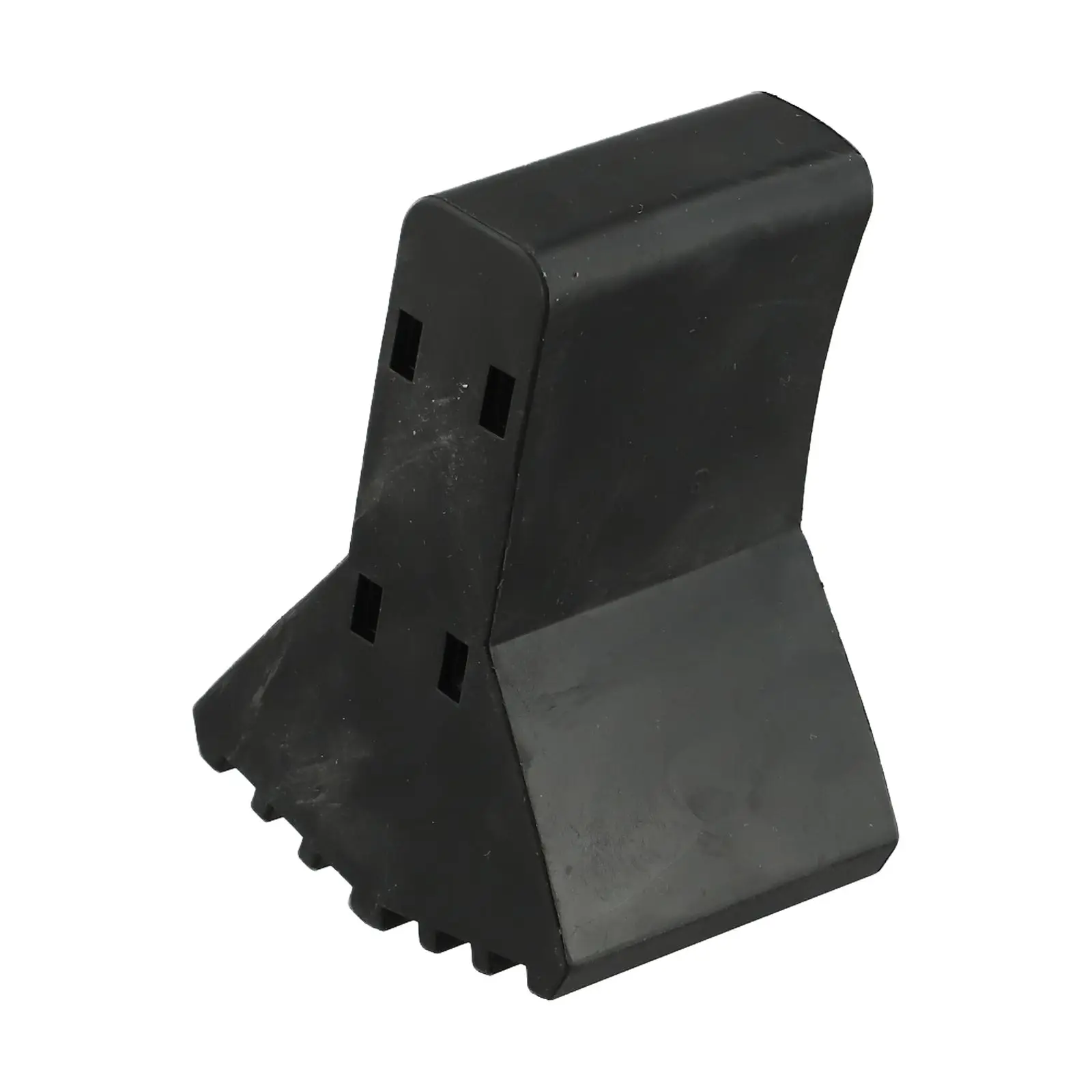 Non-Slip Rubber Ladder and Furniture Leg Protectors - Set of 4/6, Black