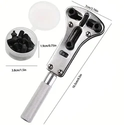 Adjustable 3-Claw Watch Case Opener and Repair Tool Kit (Large 1x)
