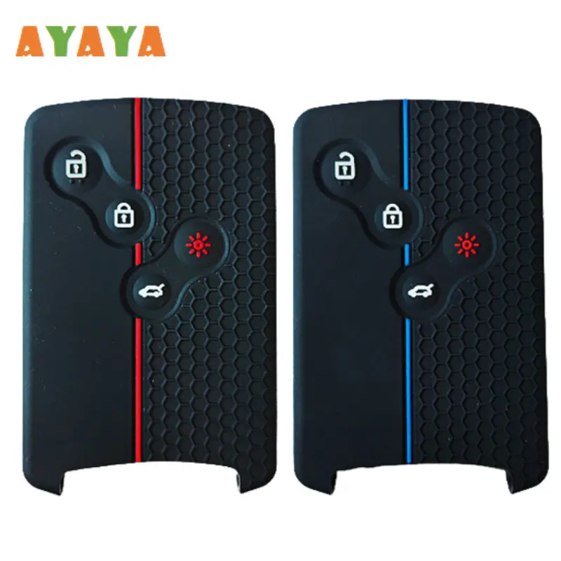 

For Renault Megane 2 3 Clio Scenic Duster Kaptur Captur Logan Laguna Zoe Koleos Danilo Nema Fluence Silicone Car Key Case Cover