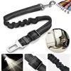 Reflective Dog Seat Belt - Adjustable and Durable Nylon Harness with Bungee Fabric Belt for Safe and Secure Car Travel 1