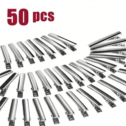 Versatile Silver Alligator Clips for Crafts and Everyday Use (50pcs)