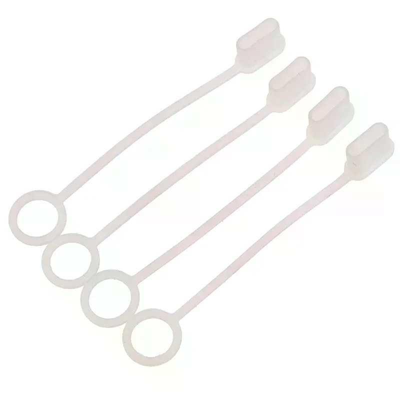 10개 보호 캡 USB Type-c 케이블 케이스 먼지 플러그 충전기 커버(와이어 포함)