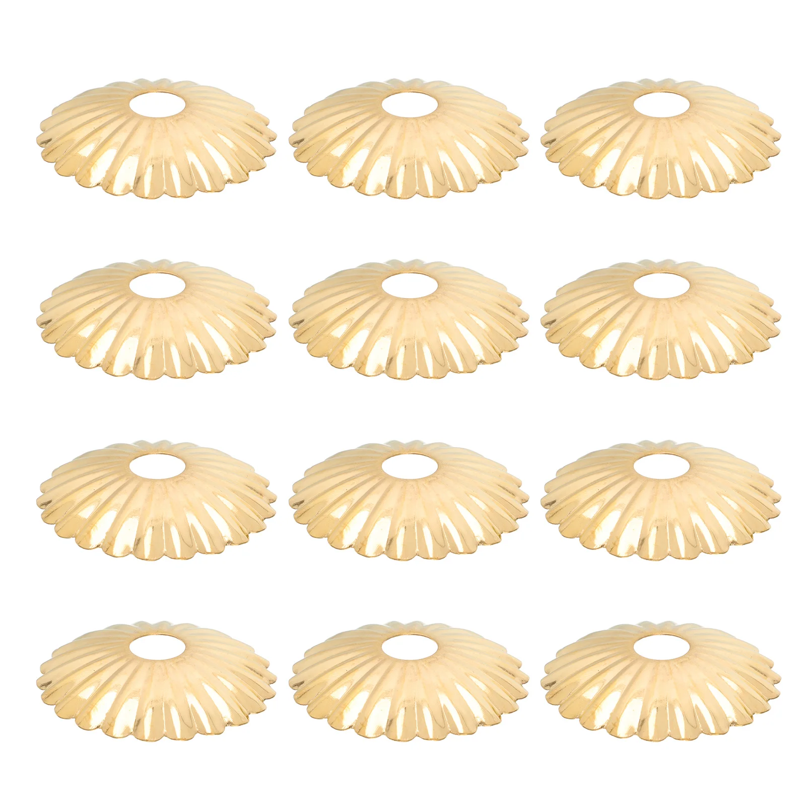 

12 Pcs Hanging Lamp Table Lamp Flower Shape Metal Lamp Gaskets