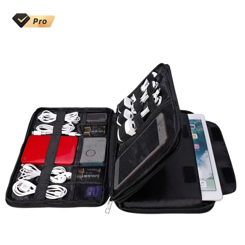 

ENGPOW Electronics Charger Cable USB Organizer Pouch Special Purpose Bags for Travelling Wire Storage Bag Prevent Clutter