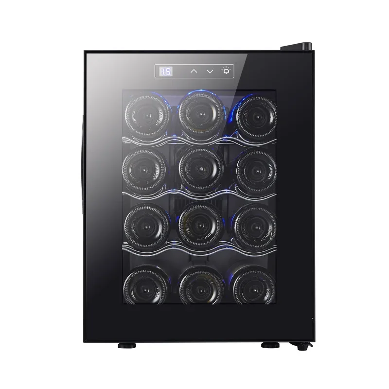 Best Seller 12-Pack Miniature Home Use Wine Fridge Electronic Temperature Control Wine Cabinet Direct From Manufacturer