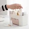 Plastic Drawer Makeup Storage Box Dormitory Finishing Shelf Cosmetics Skin Care Dressing Table Desktop Stationery Box 4