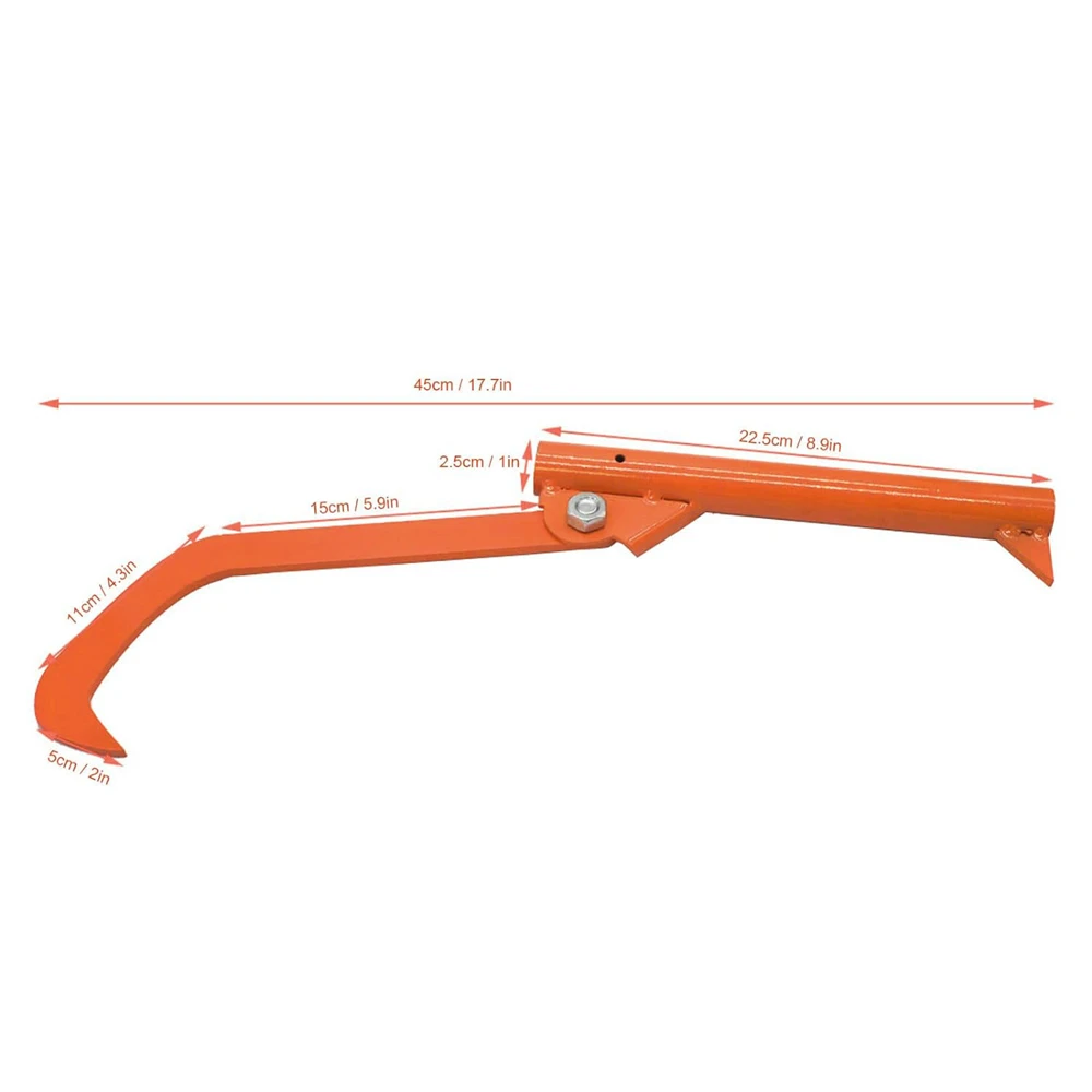 Roller Felling Lever Garden Backyard Lifter Log Peavy Rustproof Cant Hook Tools Home Backyard Lifter Rustproof Roller Tool 5
