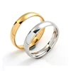 Classic Luxury 4mm Arc Smooth Titanium Ring Steel Couple Stainless Exquisite Custom Jewelry Party Gift Various Colors Available 1