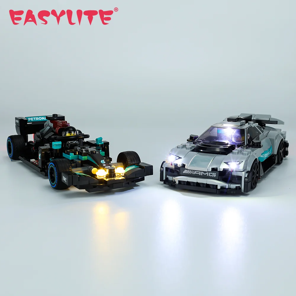 LEGO 76909 Mercedes-AMG F1 W12 E Performance et Mercedes-AMG