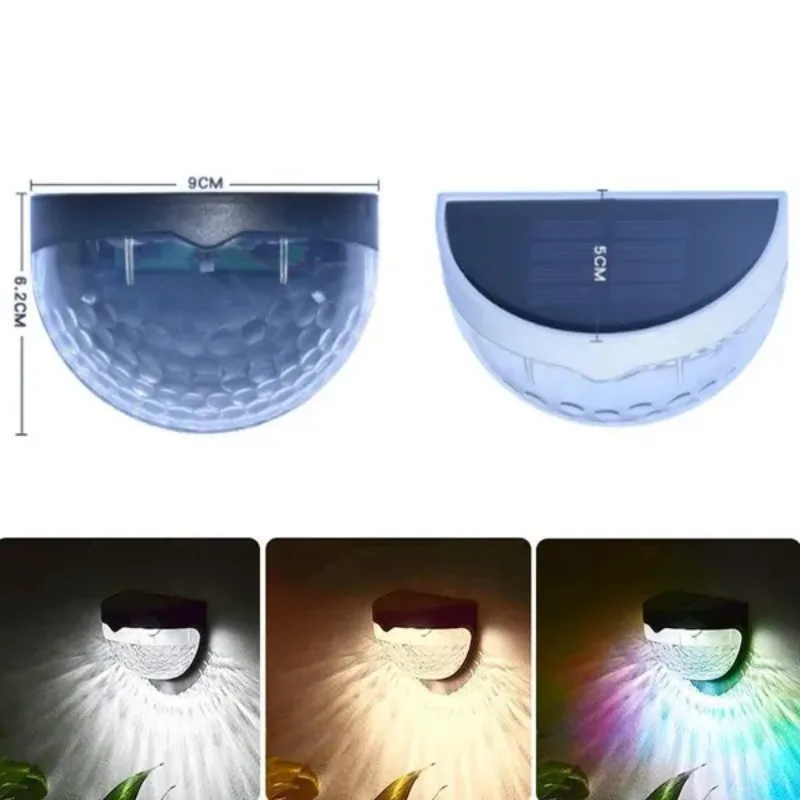 태양광 벽등, 야외 벽 조명, 정원 장식 조명, 야간 조명, 발코니 및 계단 조명, 장 울타리 조명