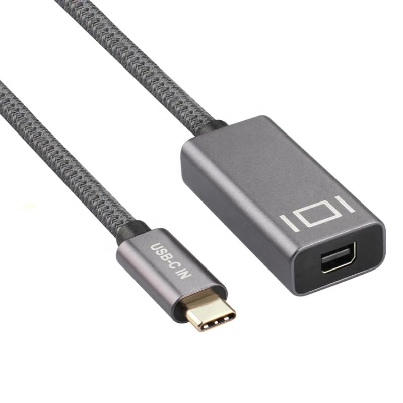 Adattatore Da Usb Tipo C A Mini Displayport Da 20Cm (Non Tb 2) 4K @ 60Hz, Cavo Porta Display Da Usb-C A Mini Dp Per Macbook Pro 2019