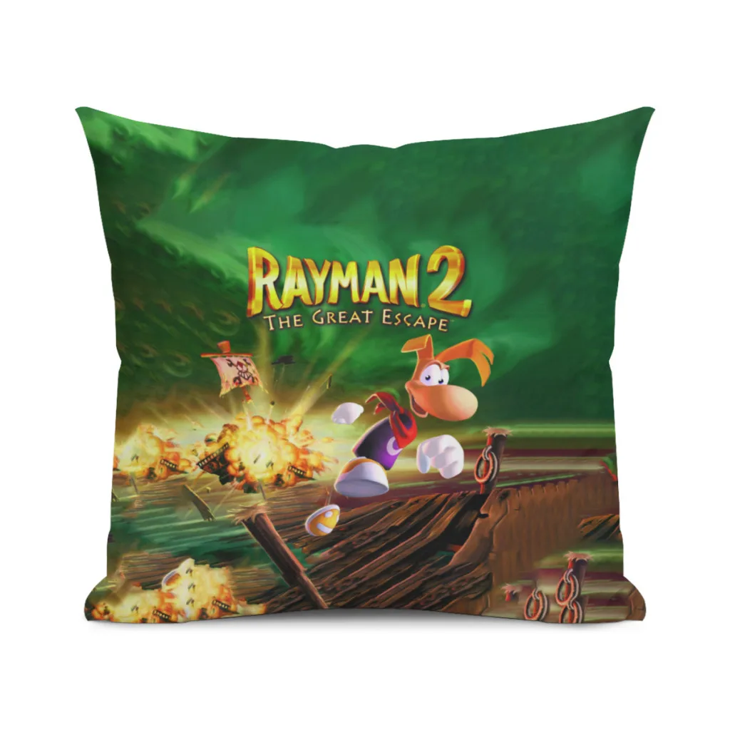 

New-Arrive-Cartoon-Rayman-Legends-Adventures-Game-Print Pillowcase Cushions Cover Cushions Home Decoration Pillows For Sofa