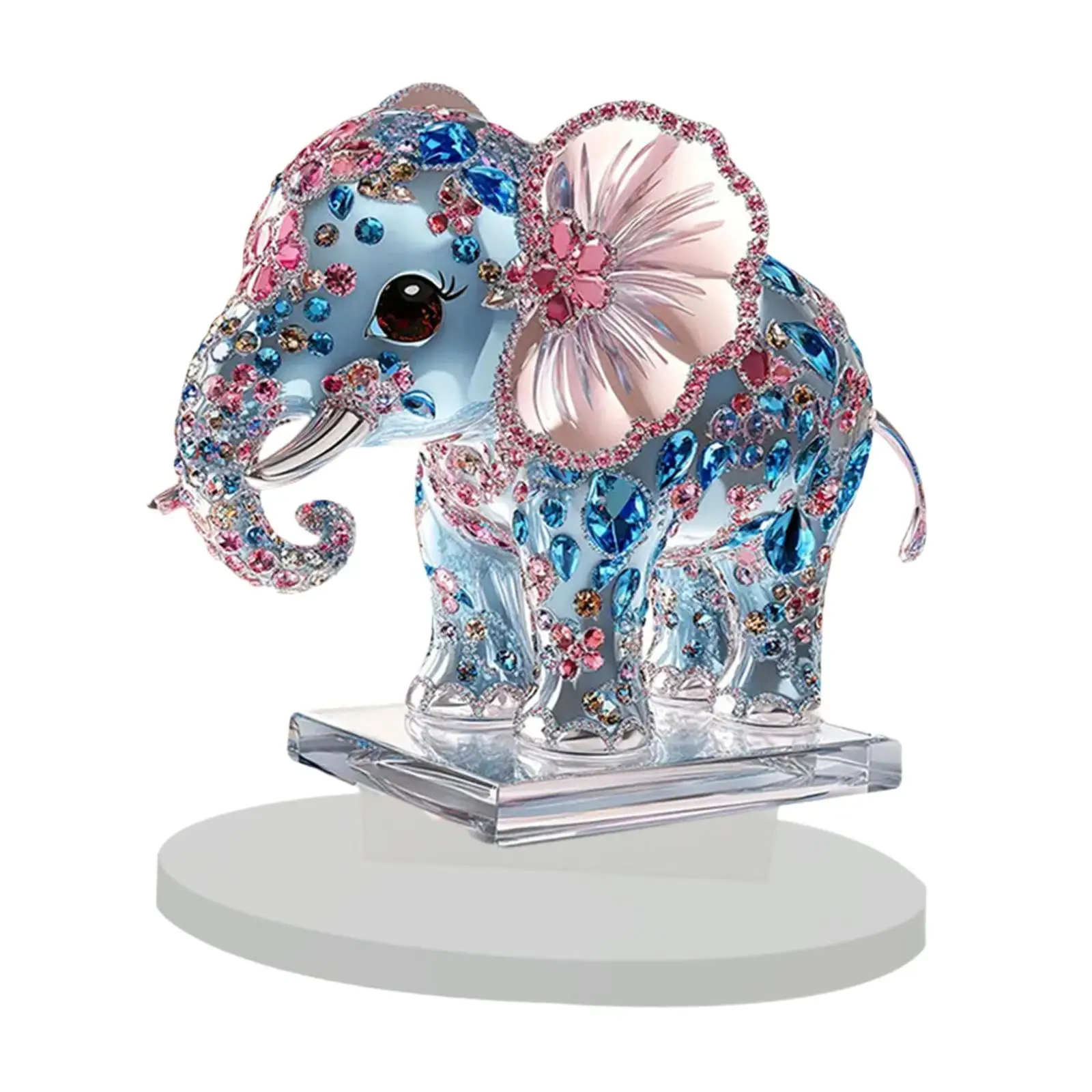 Elephant Figurine Statuette Desk Present Statue for Decorating Shelf Mantel https://ae01.alicdn.com/kf/S7f335daa82ec496995bab1c5566d70eaI.jpg