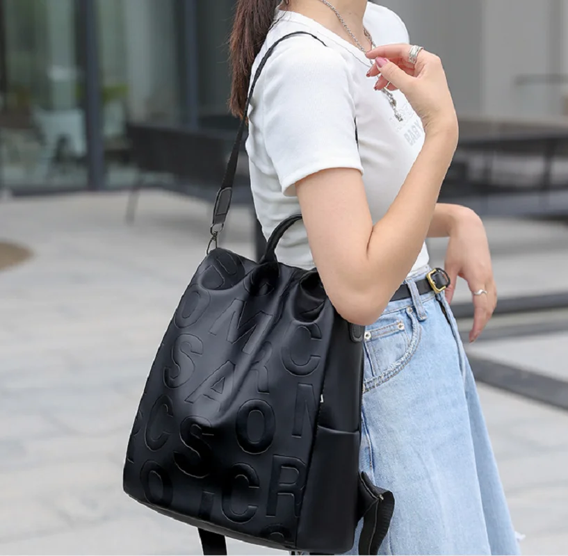 Hot Sale New Fashion Anti-theft Women Backpack High Quality Soft Leather Backpack School Bags Large Capacity Travel Backpacks