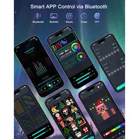 Smart LED RGB Curtain Lights USB App Control String  Music Sync DIY Pattern and Text Programmable Fairy Lights for Christmas - Image 2