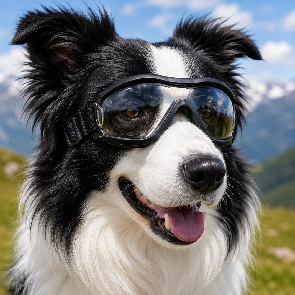 Dog Sunglasses - UV Protection & Adjustable Fit, Fashionable and Windproof