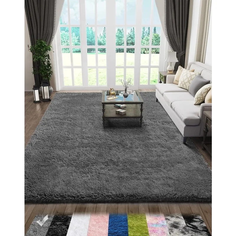 

Area Rugs for Bedroom Living Room,Fluffy Fuzzy Shag Shaggy Carpet Soft Plush Furry Bedside Rug, Indoor Floor Rug