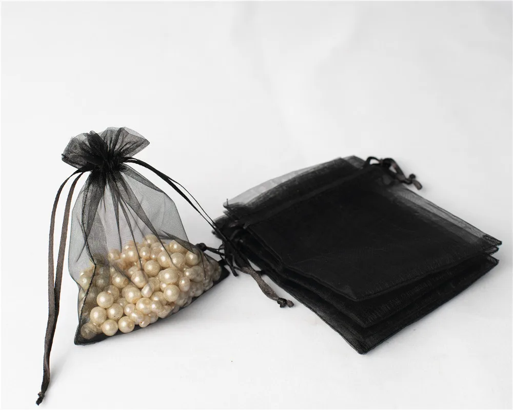 Elegant Organza Gift Bags for Special Occasions (50 Pack)