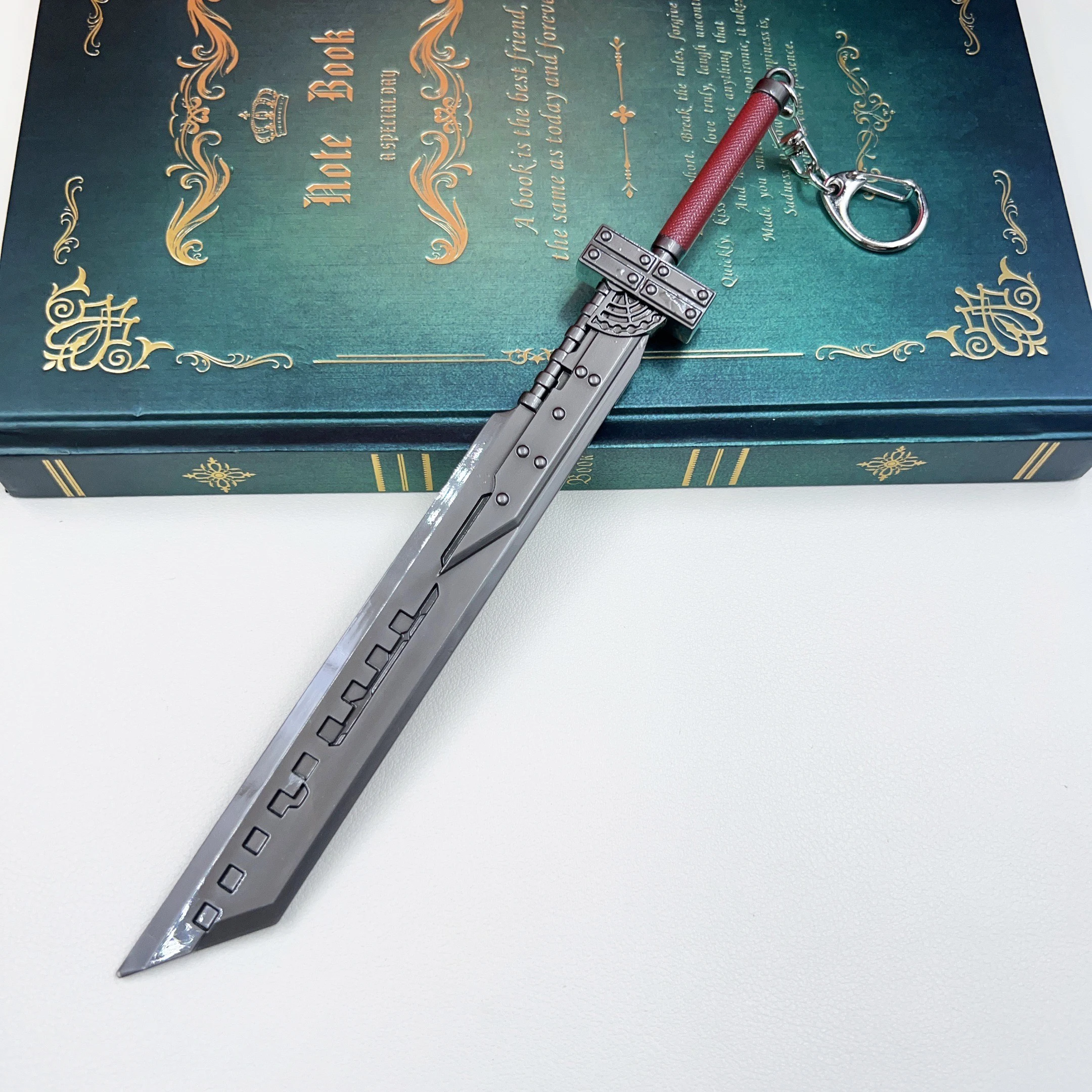 22 センチメートルインビクタス剣ウルフヘッドキーホルダー FF