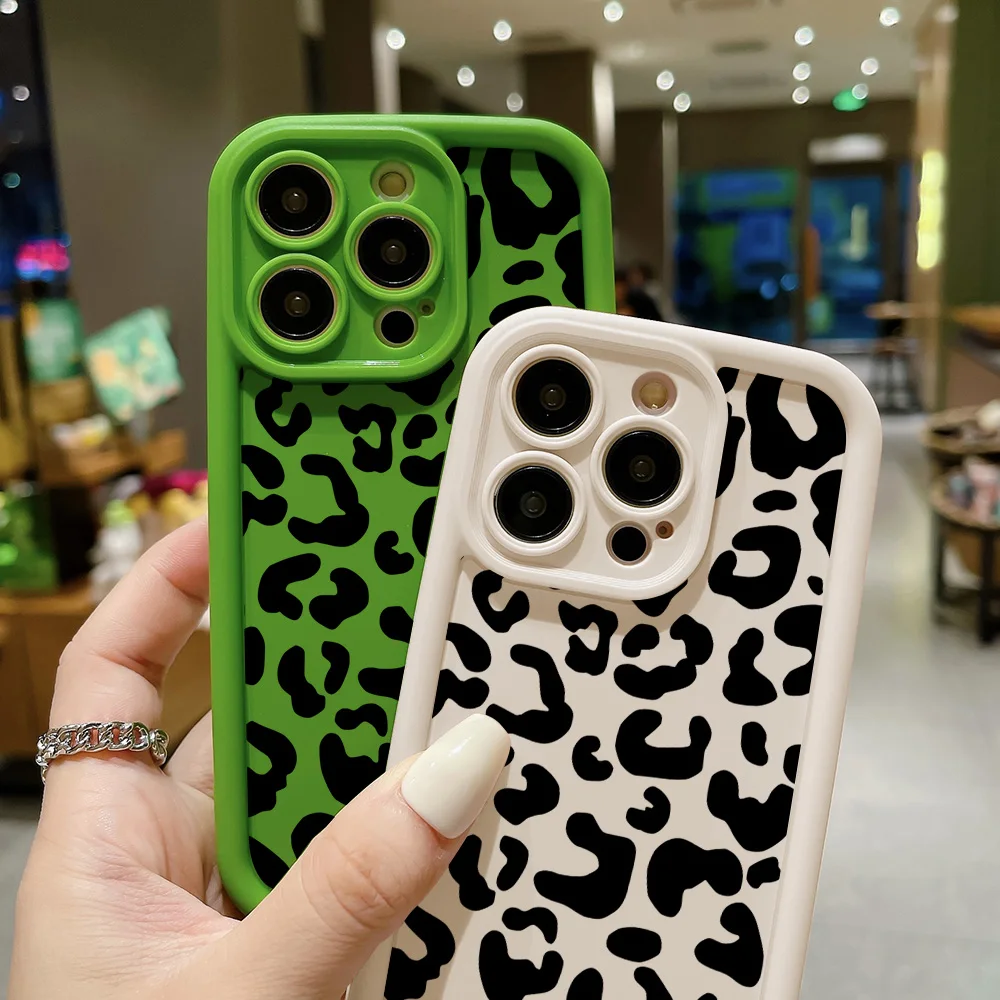 Leopard Print Phone Case – Stylish and Durable Silicon Cover