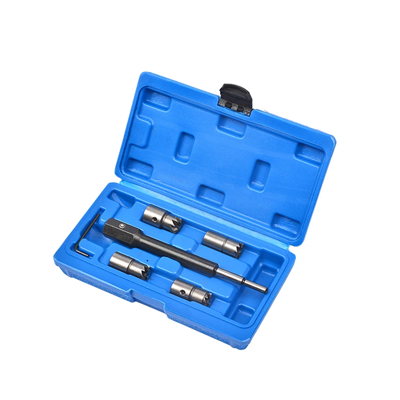 

6pcs Auto Car Diesel Injector Seat Cutter Set Carbon Remover Cleaner Tool Kit
