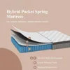 King Mattress, Extra Lumbar & Hip Support, Pain Relieving Soft Bed Motion-Isolation, Fiberglass Free, 12 Inch Plush Mattress 3
