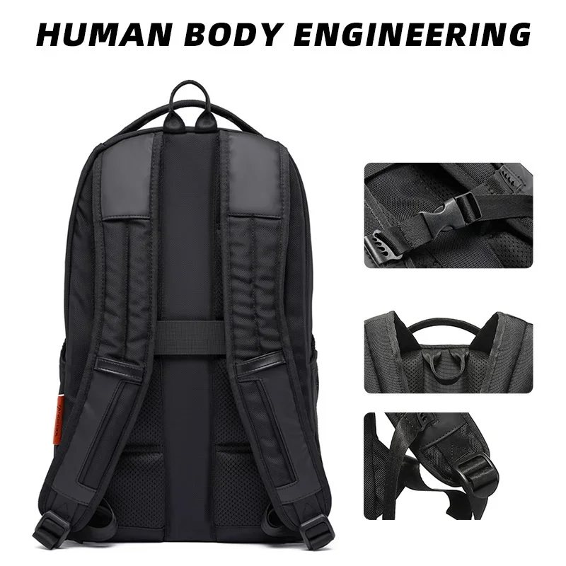 Tangcool Men Large Capacity Backpack Multifunction 15.6" Laptop Backpack For College Student Fashion Travel Bag Pack For Male 4