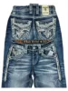 Y2K New Revival Mens Jeans Foliage Bootcut Women Gothic Blue Denim Embroidery Pocket Hip Hop Harajuku Wide Pants Street Wear 1