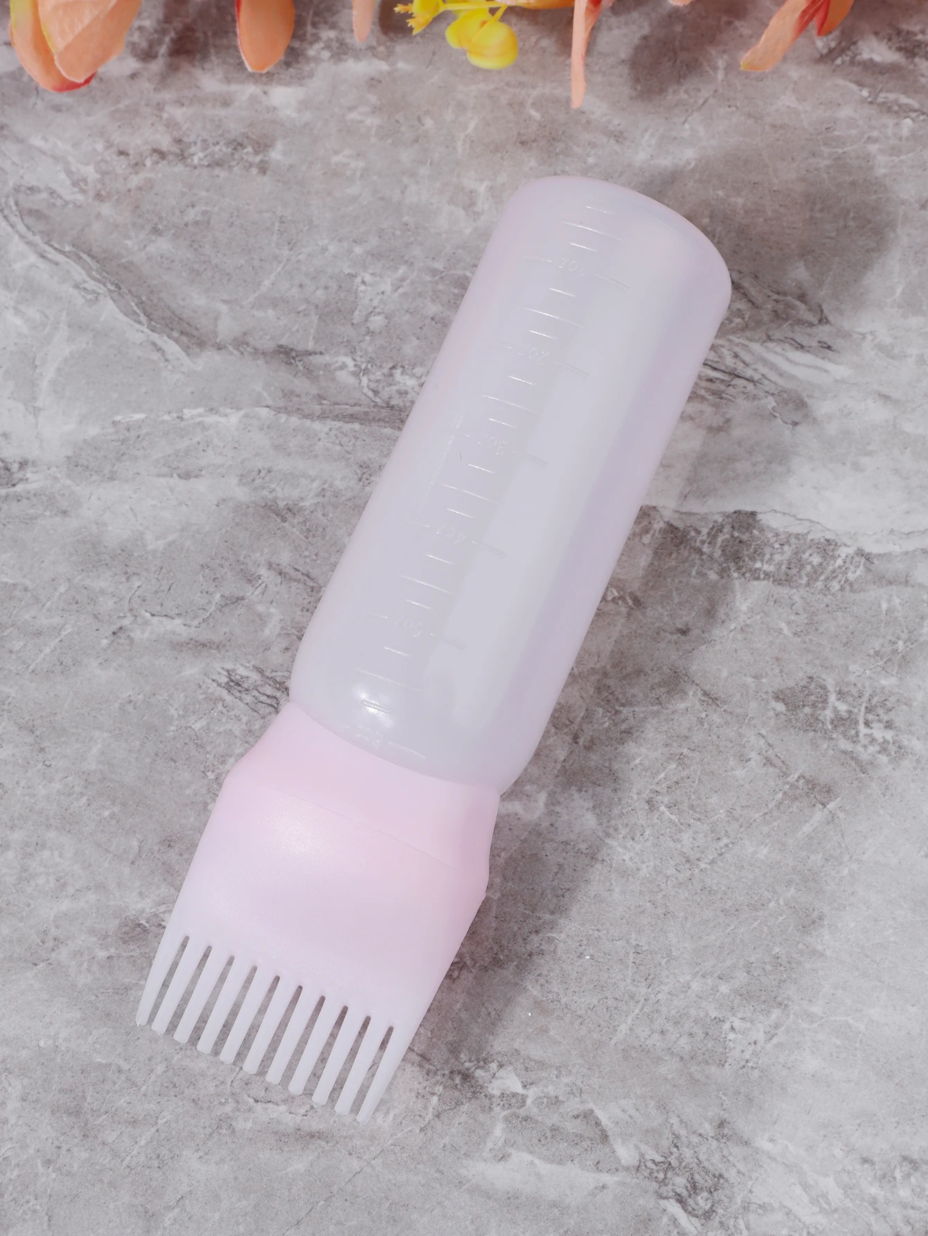 Hair Dye Refillable Bottle Applicator Comb Multicolor Plastic Dispensing Salon Oil Hair Coloring Hairdressing Styling Tool