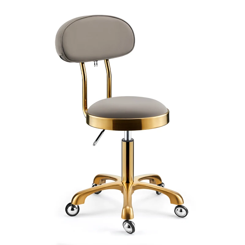 

Beauty Stool Beauty Salon Hair Cutting Master Dedicated Spinning Lift round Stool Pulley