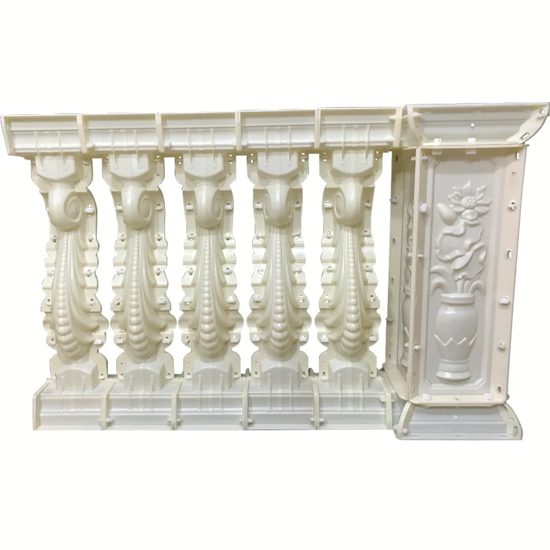

European villa balcony railing fence mold Roman column flower board guardrail cement model cast-in-place template