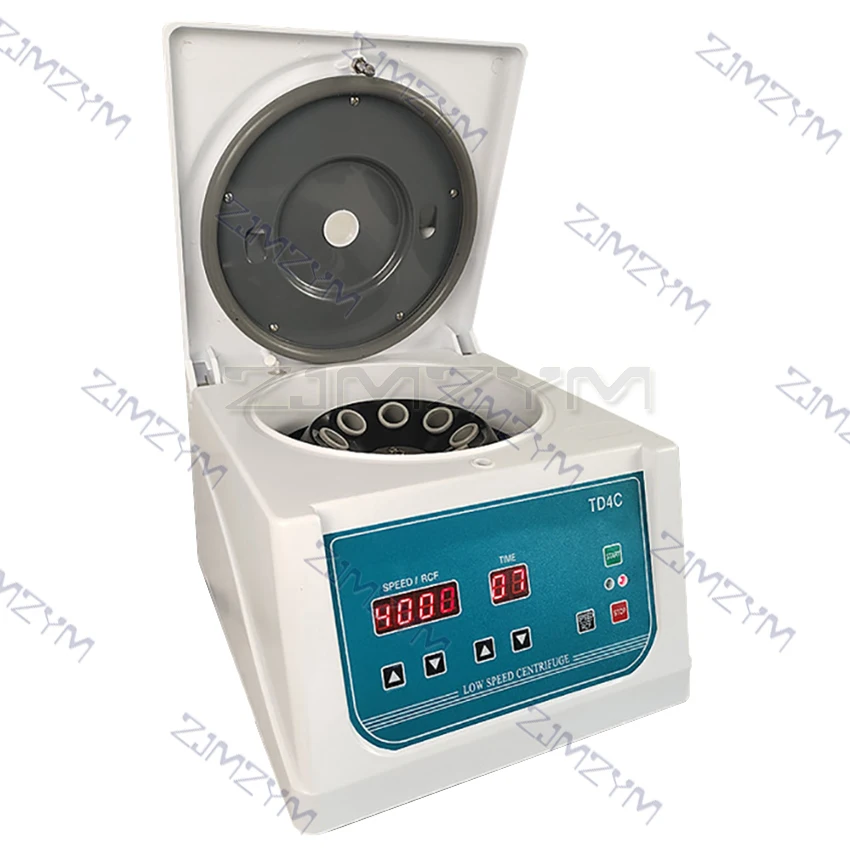 TD4C Laboratory Centrifuge Plasma Centrifuge Electric Low Speed Digital Display Desktop 0-4000RPM Adjustable