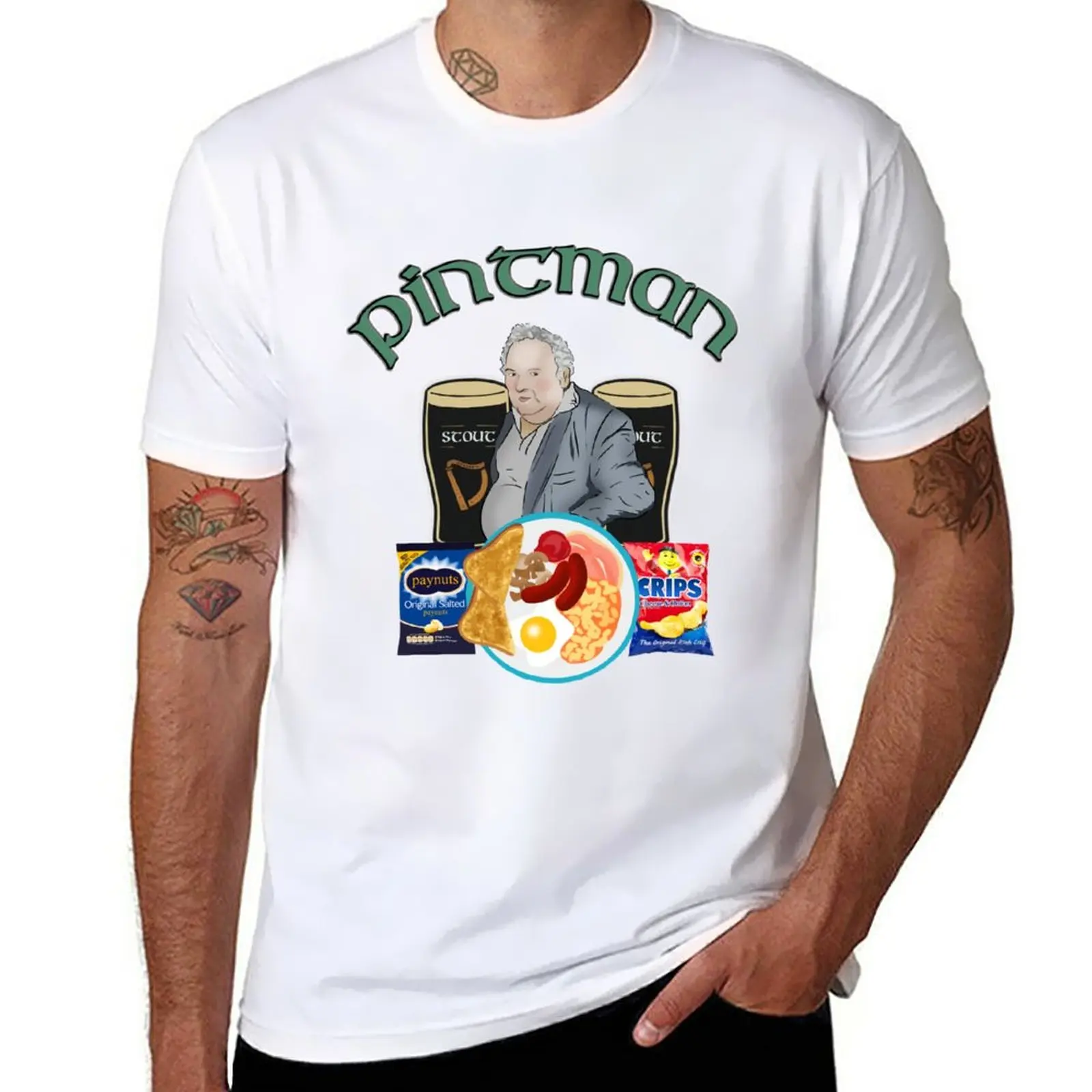 

New The Pintman Paddy Losty T-Shirt oversized t shirts tees mens champion t shirts