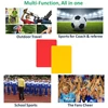 PVC Soccer Referee Cards Set, Red and Yellow Penalty Cards, Football Match Training Tool, Sports Supplies 7x11cm 2 Pcs 4 Pcs 8Pc 4