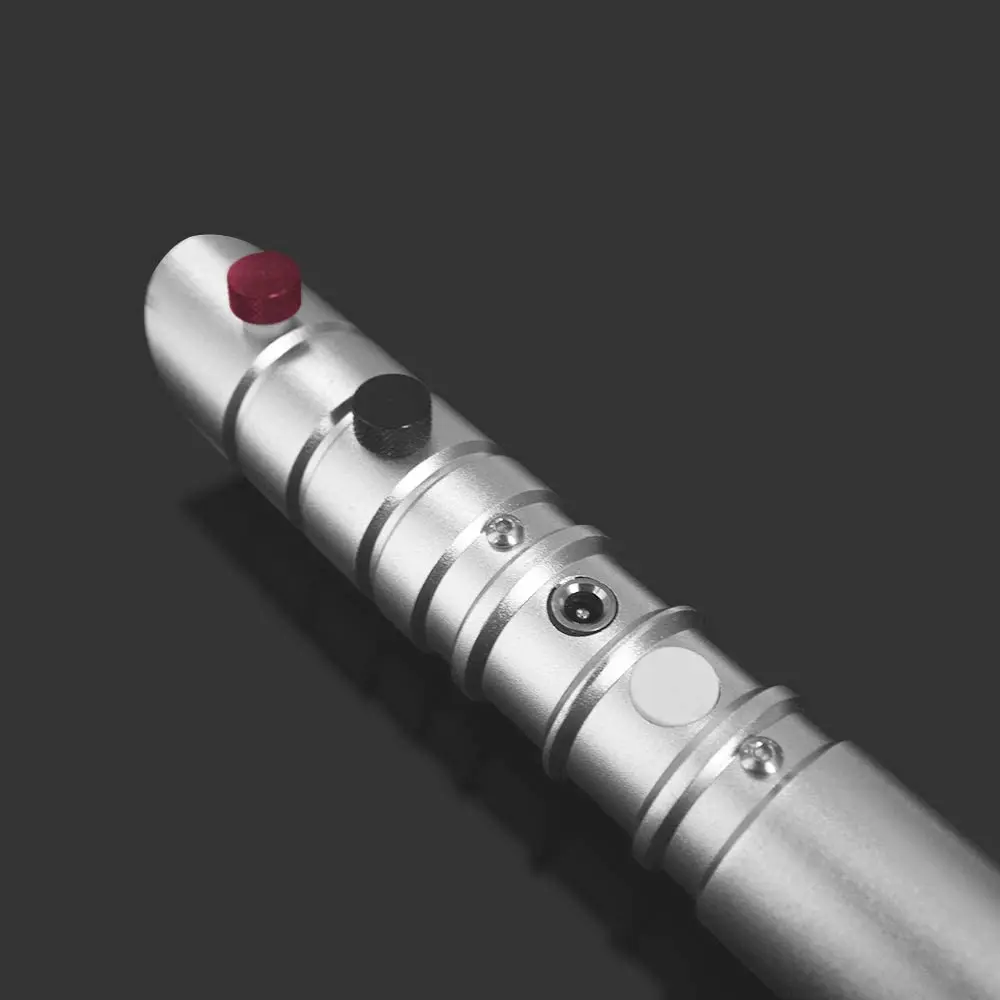 YDDSABER YDD Fx Lightsaber Toy Saber Force Lightsaber with Sound and Light, Metal Hilt (Silver hilt ）
