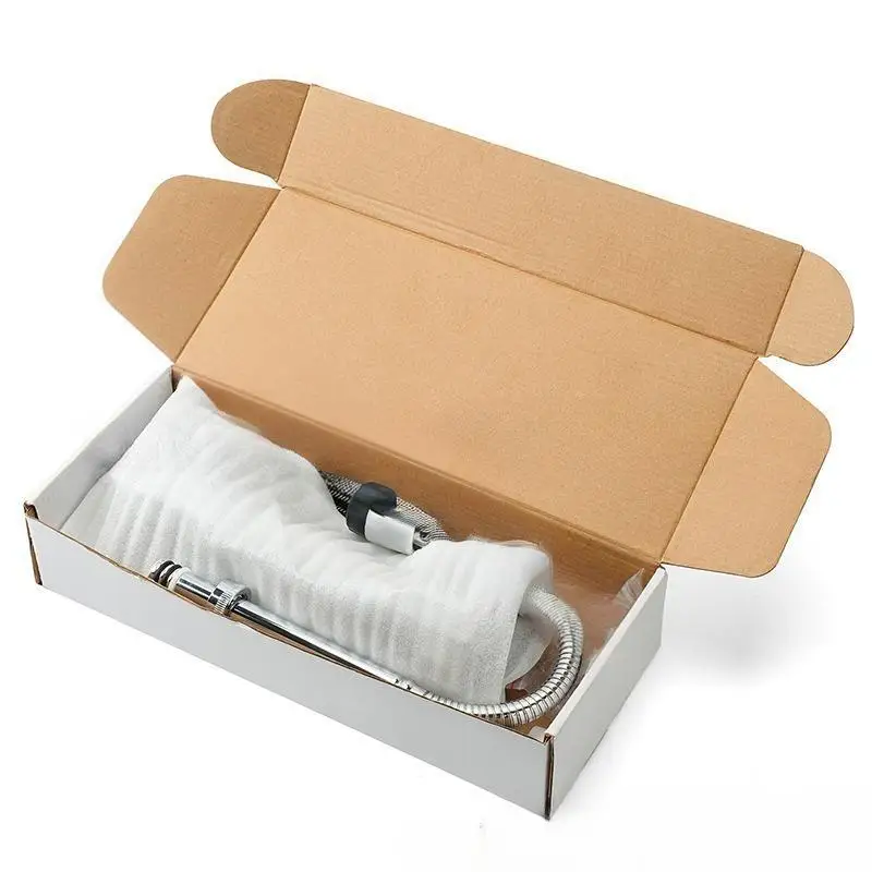 Kitchen Flexible 360° Rotatable Faucet Dual Handle Hot and Cold Water Faucet Splashproof 2 Outlet Modes Kitchen Tap