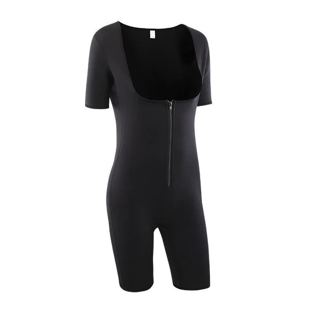 Sauna Shapewear Bodysuit Neoprene Sports Jumpsuit Gymshark