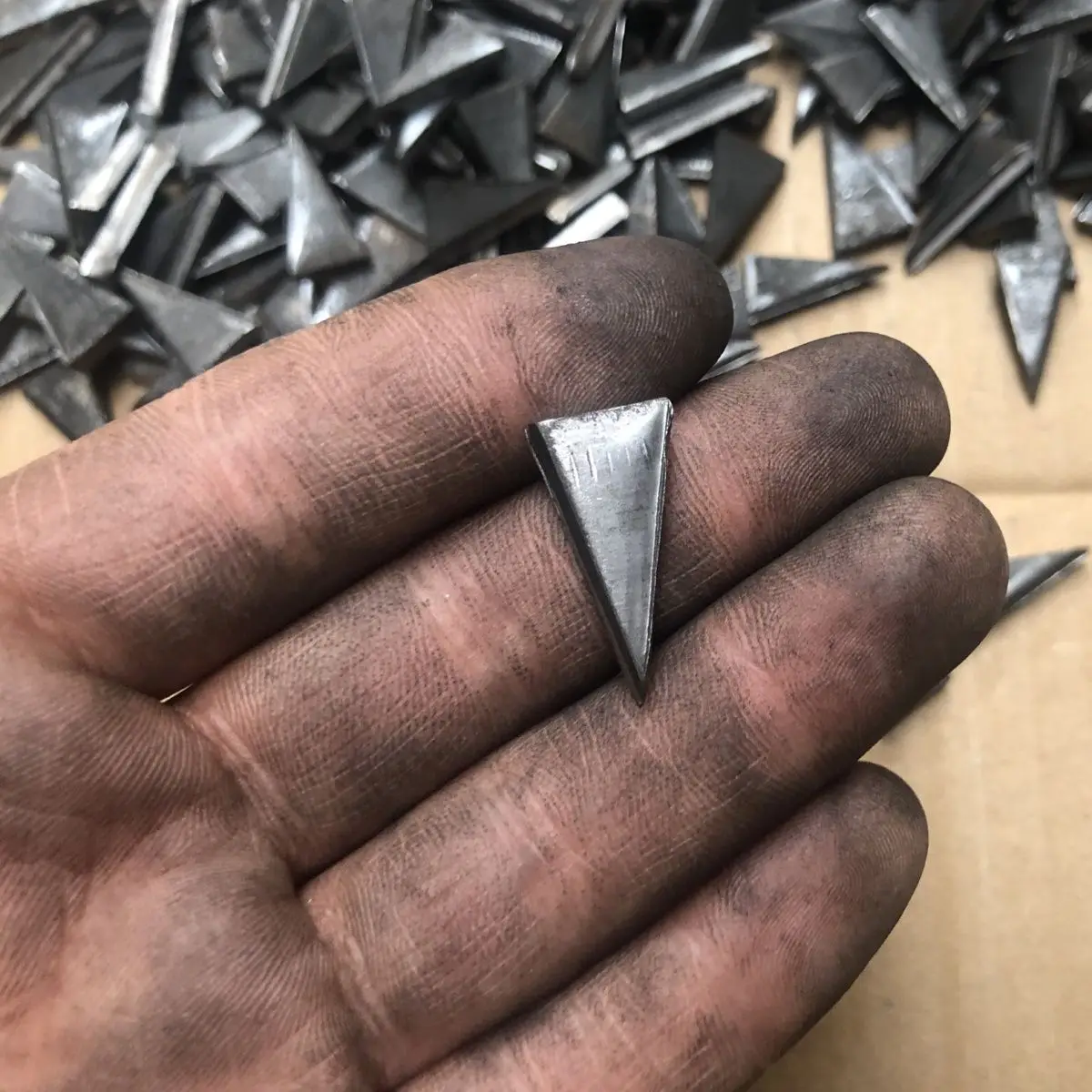 10 PCS Triangle iron wedge axe head wedge hammer wedge installation and