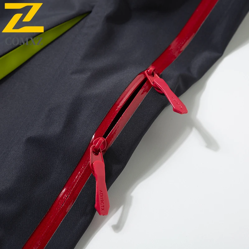 COMXZ New Storm Jacket Outdoor Sports Camping Mountaineering Fashion Men's Windproof British Wind Hooded Simple Storm Jacket