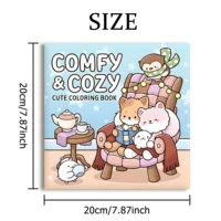 COMFY & COZY Bold-easy Patterns Coloring Book for Adults Cute Drawing Book Perfect Gift for Party and Birthday 2