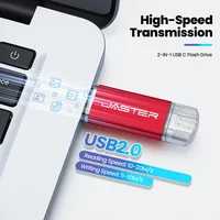 TYPE-C USB Flash Drives 128GB 2in1 USB Stick Red Black 64GB Mini Metal Pen Drive 32GB Creative Gift Pendrive Black USB-C U Disk 4