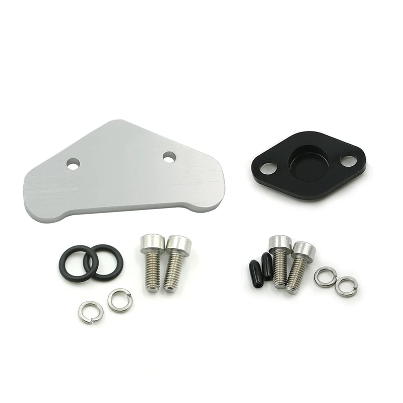 

For Kawasaki Jetski 650 750 SX X2 SS Xi SC TS Aluminum Crank Block Off Plate Kit 011-210 Oil Injection Blockoff Plate Set