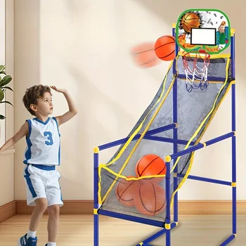 Arcade Basketball Game Set – Indoor & Outdoor Hoop Toy with Pump & Balls 1